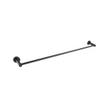 Bloom Single Towel Rail 750mm Brushed Gunmetal